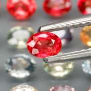 Flashing 20 piece 4.11ct fancy color Sapphire set