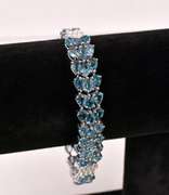 Incredible Topaz Sterling Silver Bracelet