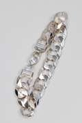 .925 Italian Sterling Silver 14.5mm Curb Link Chain Necklace 9.5 Inches