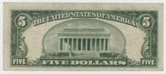 Rarely seen Series of 1928-E STAR $5 Red Seal Note