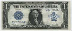 Crisp Series of 1923 Large Size $1 Silver Certificate