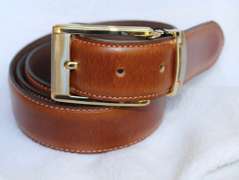Classy Fine Quality Leather Belt, Made In Italy
