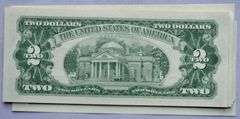 10 Consecutive 1963 CH CU $ 2 Red Seal US Notes