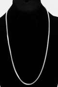 Sterling Silver Men's Franco Chain 3mm Solid 925 Italy New Necklace 22"