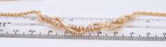 Incredible Yellow Gold Diamond Twisted Necklace