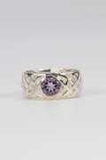 Sterling Silver Amethyst Gemstone Ring