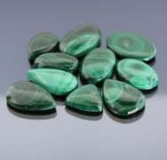 Tremendous 268.81ct untreated Malachite set