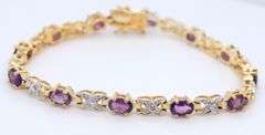 Vintage 925 Sterling Silver Cubic Zirconia Tennis Bracelet