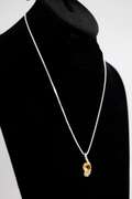 .925 Sterling Silver Pendant w/ Citrine Gemstone