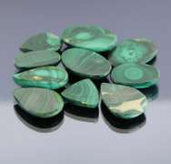 Tremendous 268.81ct untreated Malachite set