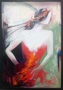 Sussan Afrasiabian Original Oil on Canvas "Still me"