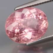 Top color 3.26ct vivid pink glittering Tourmaline