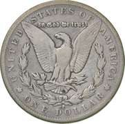 1879-CC Morgan Silver Dollar Capped