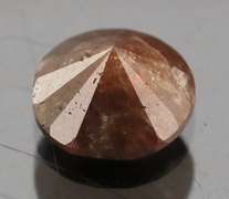 Gorgous color! 1.08ct round cut orange red Diamond solitaire