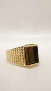 Men's 14kt Solid Yellow Gold & Tiger's Eye Ring