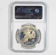 PF67 CAM 1974-S Eisenhower Silver Dollar - Graded NGC COLOR