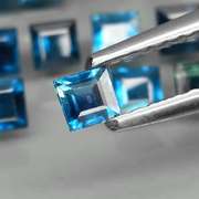 Heated only 5.09ct blue Sapphire set with multiple hues