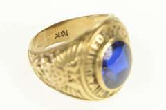 10K Yellow Gold United States Air Force Ornate Class Ring