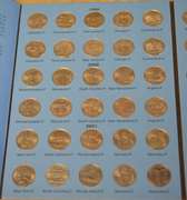 Complete 1999-2008 Whitman 50 State Commemorative Quarter Folder, P & D, BU Coins