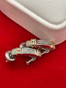 14K WHITE GOLD DIAMOND STUD EARRINGS