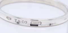 Tiffany & Co 1837 Bangle Bracelet in Sterling Silver