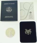 2004-W 1 oz Proof American Silver Eagle with Box and COA