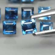 Natural 4.28ct blue Sapphire set with multiple hues