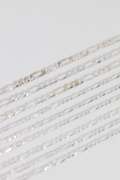 Sterling Silver - Italy Stamped - Super Flat Diamond-Cut Figaro Lot - 9 Chains - 5.4mm to 7.9mm Wide - 26 to 30 Inch