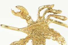 14K Yellow Gold Scorpion Zodiac Scorpio Sign Astrology Charm/Pendant