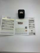 CERTIFIED LADIES 14K GOLD AND DIAMOND ENGAGEMENT RING