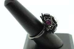Sterling Silver & Diamond Ring