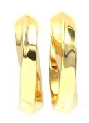 Tiffany & Co. Polished Oval Twisted Hoop Earrings