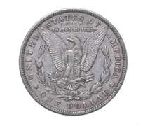 1896 Morgan Silver Dollar Counterstamped A.W. Simon Countermark