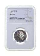 MS65 1963 Washington Quarter - Graded NGC