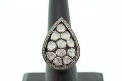 Sterling Silver & Diamond Ring