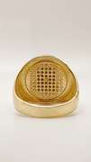Men's 14kt Solid Yellow Gold & CZ Ring
