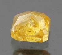 Stunning .28ct cushion cut golden Diamond