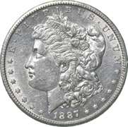 1887-S Morgan Silver Dollar