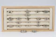 .925 Sterling Silver Curated 20 Ring Lot Various Sizes & Styles