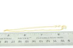 14kt Yellow Gold & Diamond Pendant Necklace