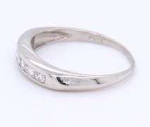 Vintage Platinum Channel Set Diamond Band
