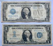 1934 A &1953 $10 Silver Certificates