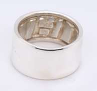 Somers Randolph Handmade Sterling Silver Wide Band