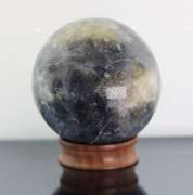 Tremendous 1,378ct sphere cut galaxy patterned Iolite