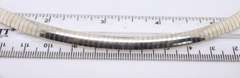 Vintage Italian 925 Sterling Silver Omega Necklace