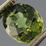 Tremendous 1.24ct unheated hunter green Sapphire