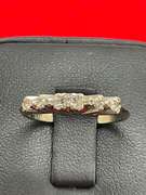 VINTAGE 14K WHITE GOLD AND DIAMOND RING