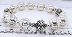 925 Sterling Silver Ball Bead Bracelet