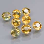 Glittering 3.65ct set of 8 multi-hue Songean Sapphires