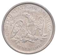 1871-S Seated Liberty Half Dollar